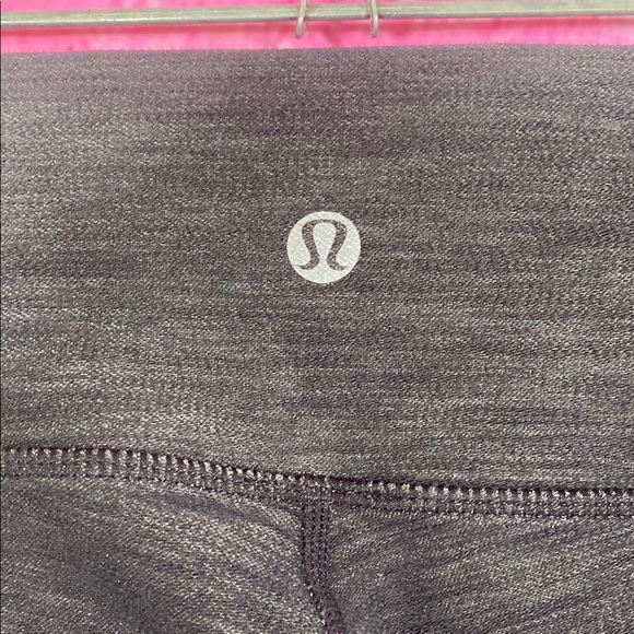 Lululemon Leggings Charcoal Grey Size 6 Women's Yoga Ankle Athletic - Picture 2 of 7